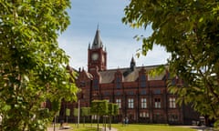 Buildings at the University of Liverpool.