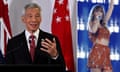 Lee Hsien Loong said Singapore negotiated an arrangement for Taylor Swift to make the country her only stop in south-east Asia