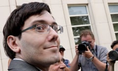 Martin Shkreli leaving court in 2017.