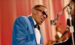 Jamie Foxx as Ray Charles in Ray.