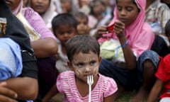 A Rohingya child in Aceh