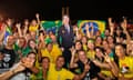 Bolsonaro supporters celebrate in Brasilia