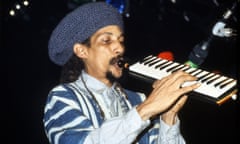 Role model: reggae star Augustus Pablo plays the melodica at the Astoria, London, in 1987
