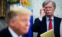 President Donald J. Trump<br>WASHINGTON, DC - MAY 13 : National Security Advisor John R. Bolton listens as President Donald J. Trump meets with Prime Minister of Hungary Viktor Orbán in the Oval Office at the White House on Monday, May 13, 2019 in Washington, DC. (Photo by Jabin Botsford/The Washington Post via Getty Images)