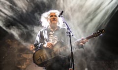 the Cure performing at the Ovo Hydro, Glasgow, 4 December 2022.