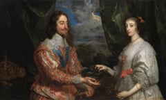 Van Dyck's painting of Charles I and Henrietta Maria