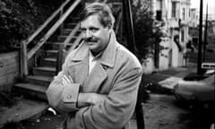 Armistead Maupin<br>Gay writer Armistead Maupin in wool coat, posing by steps nr. home on Macondray St. (Photo by Kim Komenich/The LIFE Images Collection/Getty Images)