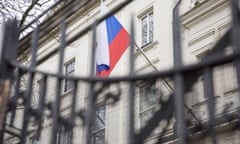 The Russian embassy in London