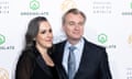 Emma Thomas and Christopher Nolan attend the Producers Guild of America awards 2024 in Hollywood. 