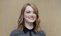 Ready to get her evil on … Emma Stone.