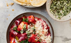 Yotam Ottolenghi's beetroot and paneer curry with grated coconut salsa