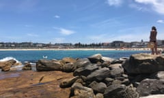 Flat Rock beach in North Bondi, Sydney.