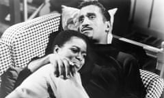 Cicely Tyson and Sammy Davis Jr in A Man Called Adam.