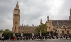 the Palace of Westminster in London