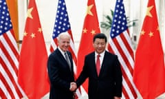 Joe Biden and Xi Jinping