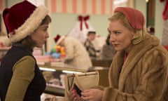 Rooney Mara and Cate Blanchett in Carol.