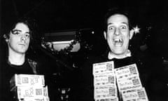 Bill Drummond And Jimmy Cauty The KLF London 1990<br>Bill Drummond Smiling