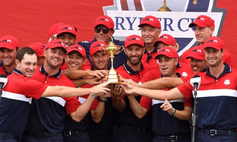 'It's painful': Europe left reeling after dominant US storm Ryder Cup – video