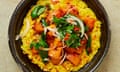 Ixta Belfrage's creamy saffron orzo with roasted butternut and scotch bonnet.