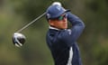 123rd U.S. Open Championship - Preview Day 3<br>LOS ANGELES, CALIFORNIA - JUNE 14: Rickie Fowler of the United States plays a shot during a practice round prior to the 123rd U.S. Open Championship at The Los Angeles Country Club on June 14, 2023 in Los Angeles, California. (Photo by Andrew Redington/Getty Images)