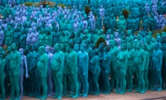 Spencer Tunick’s Sea of Hull installation on 9 July.