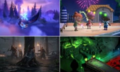 Stunningly beautiful ... clockwise from top left: Ori and the Will of the Wisps, Animal Crossing: New Horizons, Hades, The Last of Us Part II. 