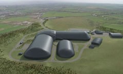 An artist impression of UK’s planned first deep coal mine in 30 years in West Cumbria near Whitehaven.