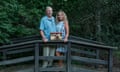 Mil Markle and his wife, Jan, with a picture of his late wife, Carolyn.