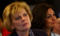 Change UK’s Brexit spokesperson, Anna Soubry (left), with the party’s interim leader, Heidi Allen