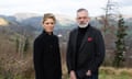 The TV pathologist and the professor … Emilia Fox and David Wilson.