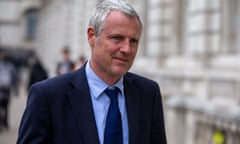 Zac Goldsmith outside the Cabinet Office