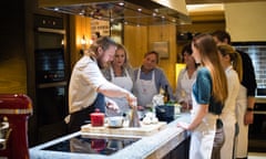 Angela Hartnett and Luke Holder’s cookery school at Lime Wood, New Forest, England