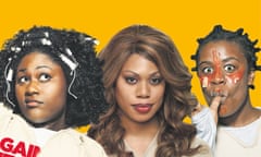 Taystee (Danielle Brooks), Sophia (Laverne Cox) and Crazy Eyes (Uzo Aduba) in Orange Is the New Black.