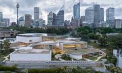 Aerial view of the Art Gallery of New South Wales’ new SANAA-designed building, 2022, photo © Iwan Baan