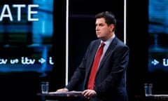 Richard Burgon, the shadow justice secretary, in the ITV election debate. He has confirmed he is standing for the Labour deputy leadership.