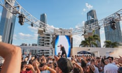 Cali Beach is Australia’s largest day and night entertainment precinct. Surfers paradise, QLD, Australia.