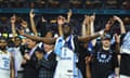 North Carolina celebrate their win. The outcome of the NCAA tournament tile game was only a surprise if you don’t follow college basketball.