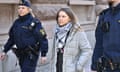 The climate activist Greta Thunberg was arrested by police during a climate action outside the Swedish parliament