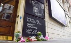 Tina Turner tributes, London, England, United Kingdom - 25 May 2023<br>Mandatory Credit: Photo by Vuk Valcic/ZUMA Press Wire/Shutterstock (13932402f) Tina Turner fans leave flowers outside Aldwych Theatre, where Tina The Musical is currently playing. The rock n roll legend has died aged 83. Tina Turner tributes, London, England, United Kingdom - 25 May 2023
