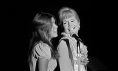 Debbie Reynolds with her daughter Carrie Fisher at the Desert Inn in Las Vegas in 1971.