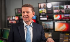 Bill Turnbull on his final day presenting BBC Breakfast, in 2016. He was a presenter on the show for 15 years.