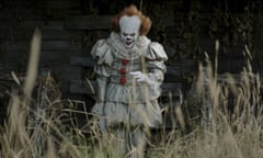 Clowning around … Bill Skarsgård in It.