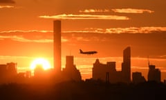 Sun Sets Over Manhattan