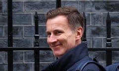 British Chancellor of the Exchequer Jeremy Hunt walks at Downing Street in London<br>British Chancellor of the Exchequer Jeremy Hunt walks outside Number 10 Downing Street in London, Britain, March 18, 2024. REUTERS/Toby Melville