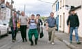 The Mary Wallopers photographed this month in Dundalk, Ireland by Bríd O’Donovan for the Observer New Review. L-r: Ken Mooney, Charles Hendy, Andrew Hendy, Róisín Barrett, Seán McKenna, Finnian O’Connor.