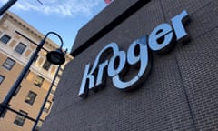 The Kroger supermarket chain's headquarters is shown in Cincinnati, Ohio.
