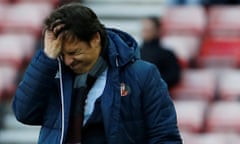 Sunderland’s manager Chris Coleman registers his dismay during Saturday’s torturous 2-0 home defeat by Brentford.