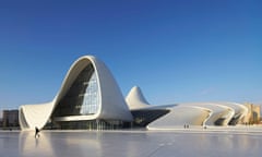 Revels in sensuous freedoms … Zaha Hadid’s Heydar Aliyev centre in Azerbaijan.