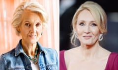 Joanna Trollope, left, and JK Rowling, who frequently shares her views on Twitter.