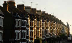 A row of terraces in London